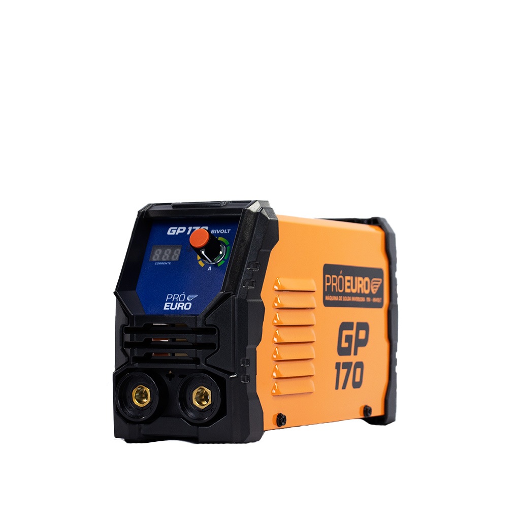 Máquina de Solda Inversora GP 170A Bivolt Pró Euro MMA TIG Lift Portátil Profissional em Oferta na Shopee