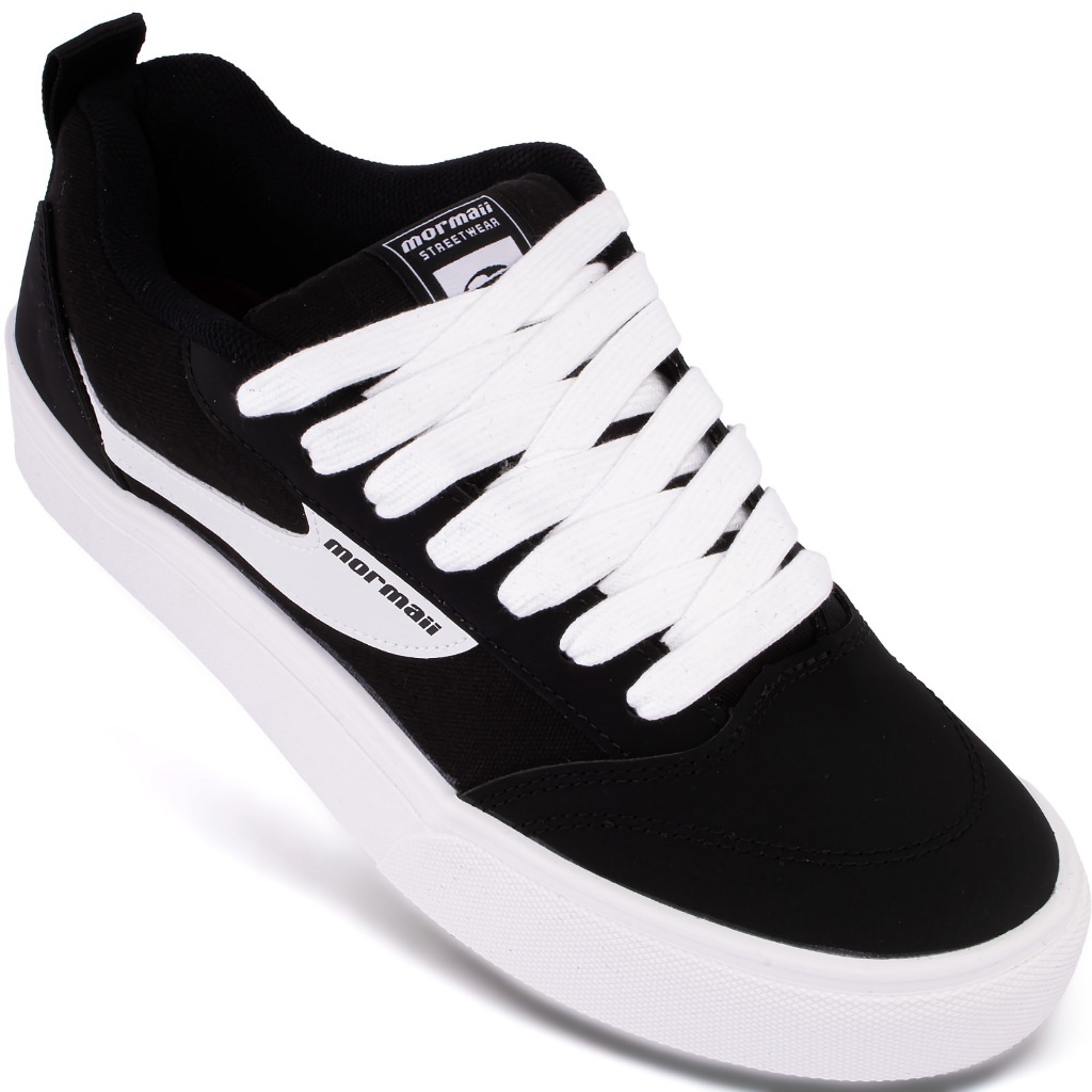 Tênis Mormaii Urban Killian Original Masculino 203387 Preto e Branco em Oferta na Shopee