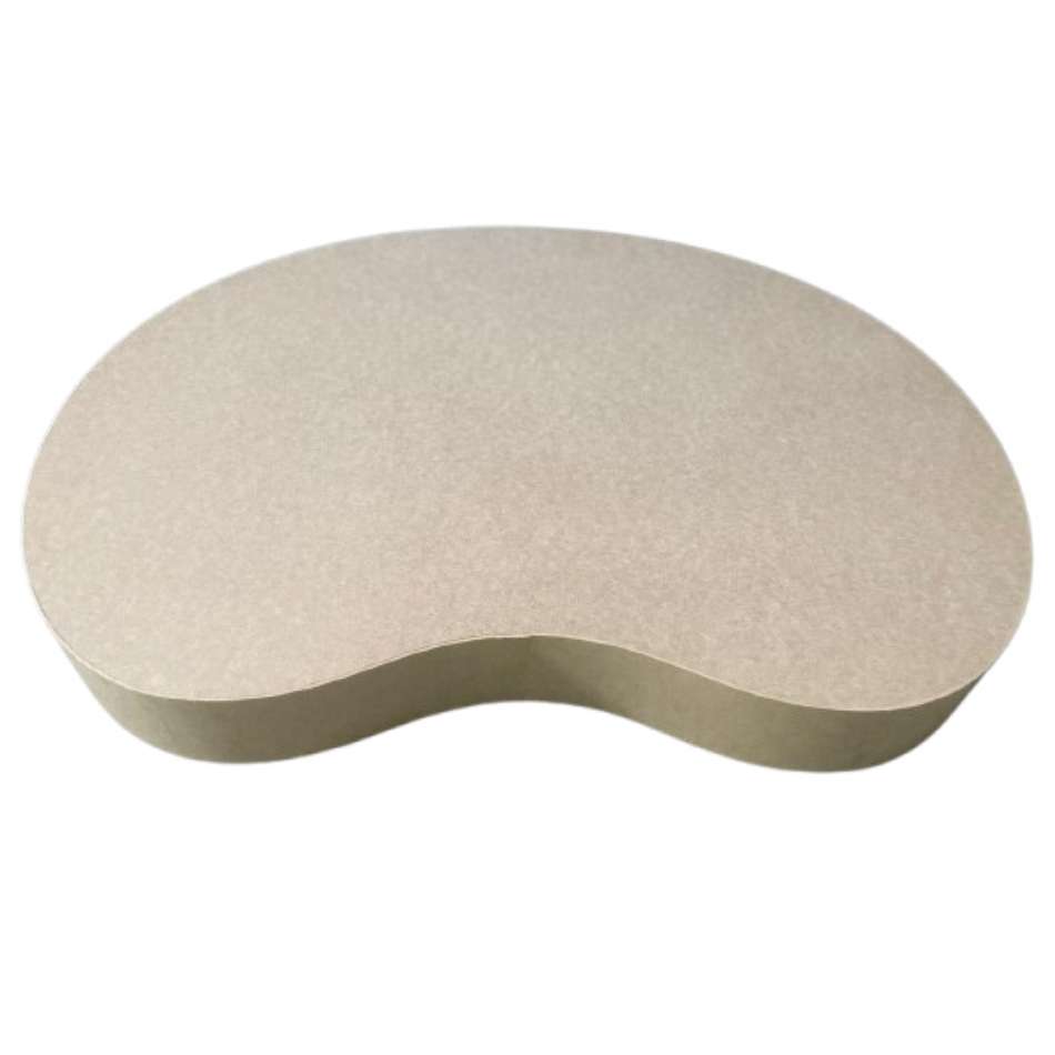 Tampo Romano Grande para usar como mesa em cima do Cilindro Grande padrão em formato orgânico 90x62