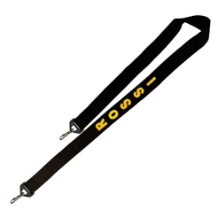 Bandoleira Preta Logo Rossi Sem Regulagem 80cm - Rossi