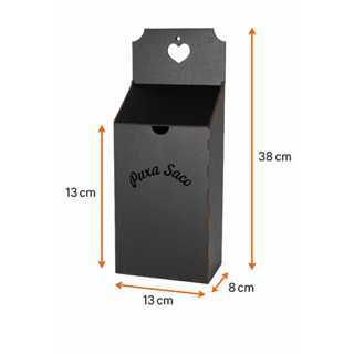 Puxa Saco de Parede em MDF – Porta Sacolas Plástico | Organização de Cozinha e Lavanderia em Oferta na Shopee