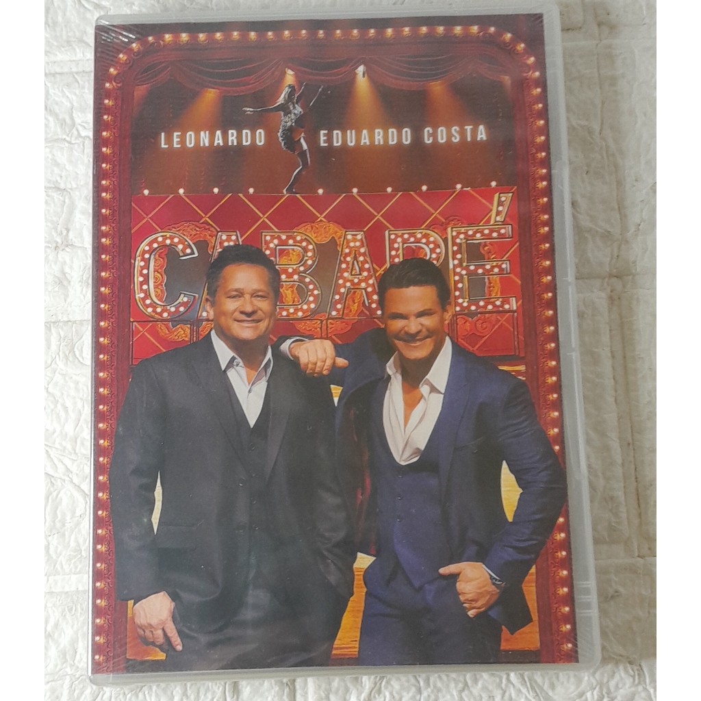 Dvd - Leonardo E Eduardo Costa - Cabaré ( Original Lacrado )
