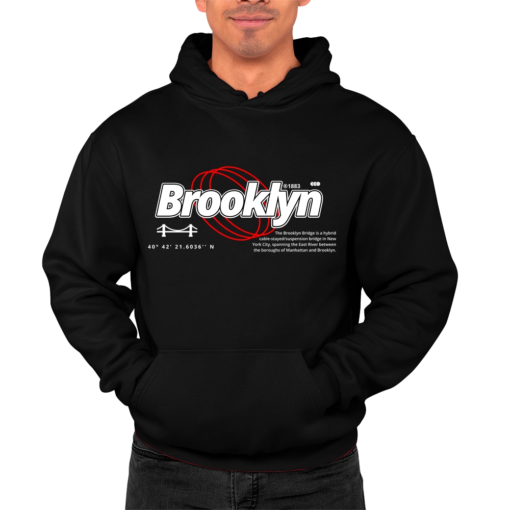 Moletom Masculino Brooklyn Bridge PREMIUM