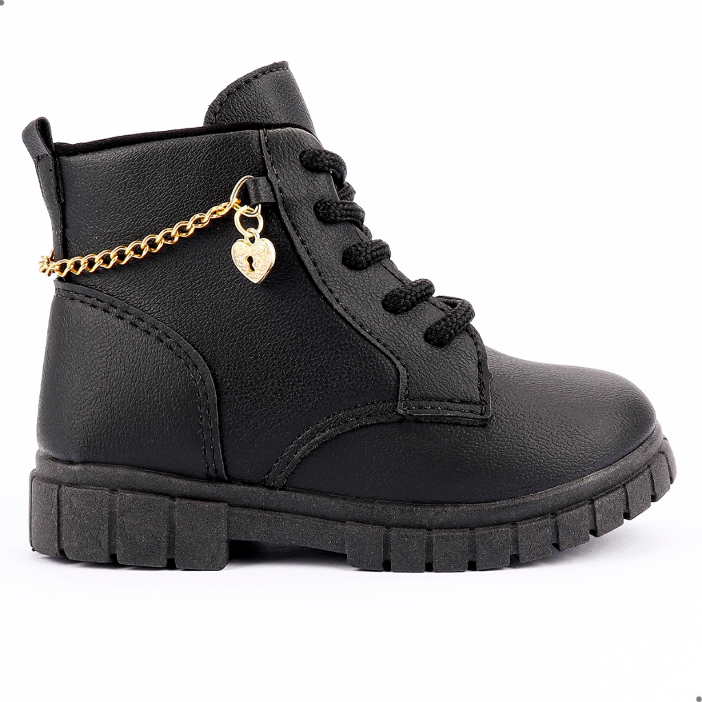 Bota Infantil Menina Coturno Infantil Feminina Maravilhosa