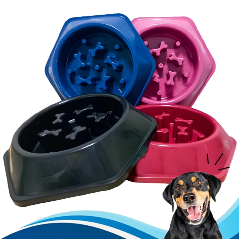 Comedouro Educativo Lento Para Cães E Gatos em Oferta na Shopee