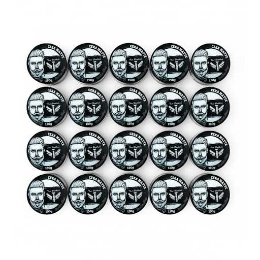 Kit Com 18 Pomadas/Ceras Caramelos Modeladoras  Para Cabelo Two Brothers 150G - ENVIO IMEDIATO