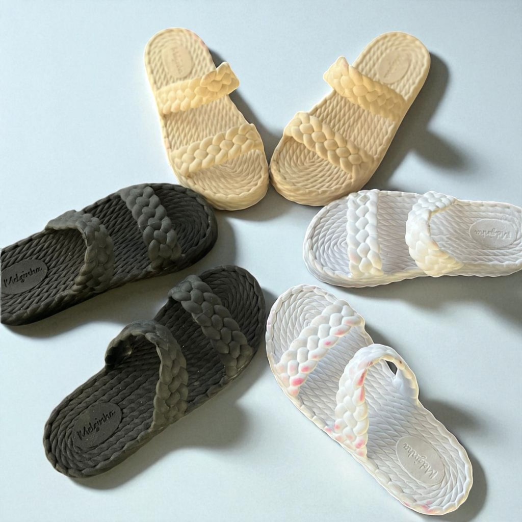 Sandália Duas Tiras Feminina Estilo Tamanco Confortável Perfeito Qualquer Ocasião Bete Shoes Store