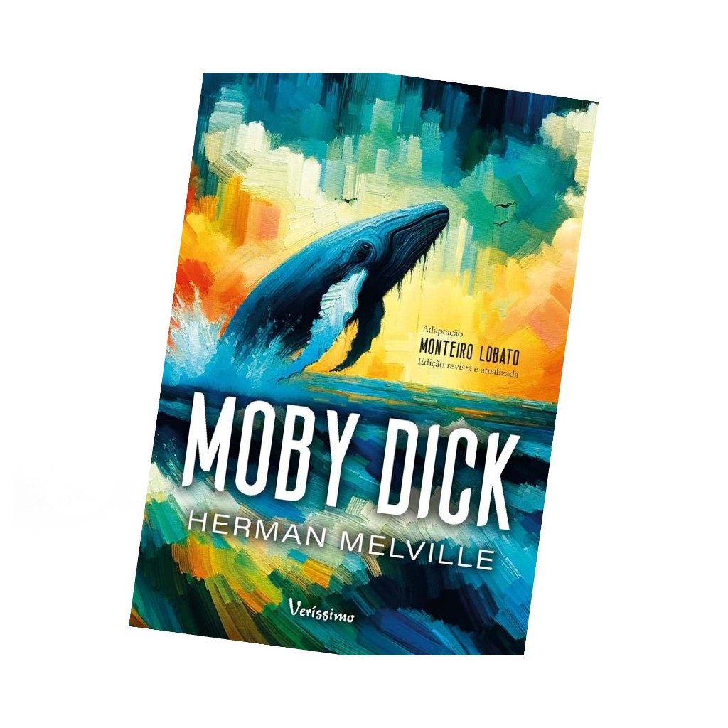 Livro Moby Dick - Herman Melville - Adaptação Monteiro Lobato Editora Verissimo