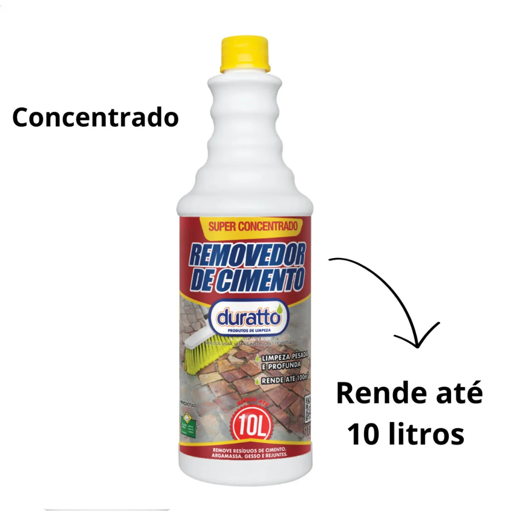 Detergente Removedor De Cimento E Argamassa 1 Litro Duratto