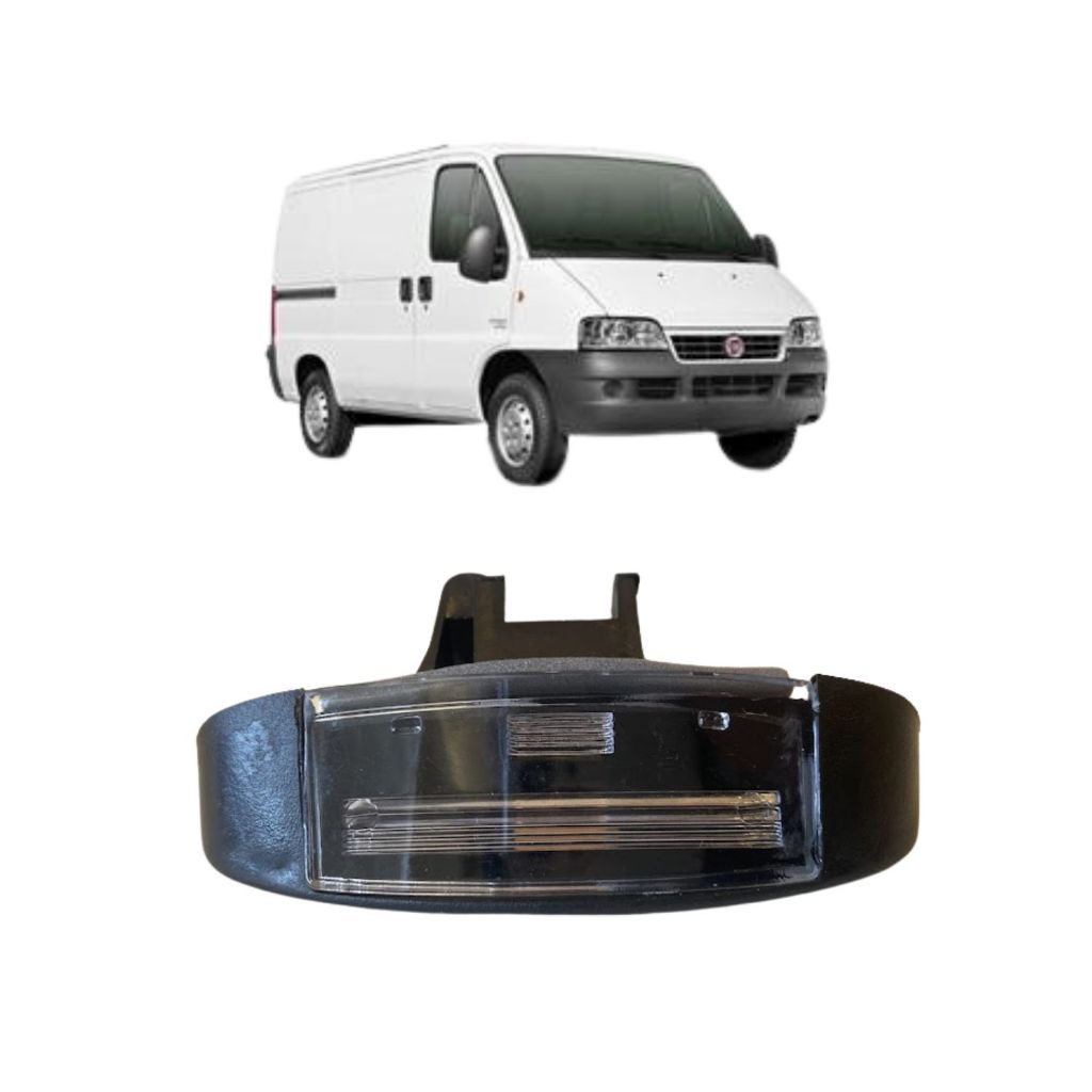 Lanterna de placa Fiat Ducato 1996 a 2017 (Acrilico) – Sem Soquete