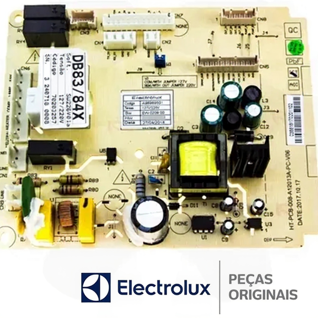 PLACA POTENCIA ELECTROLUX A96969520/70203257 | ORIGINAL P/GELADEIRA DB83–DB84X