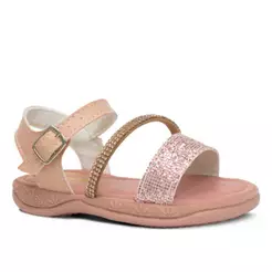 Sandália Infantil Bebe Nº 19 ao 26 Menina Brilho Moda Feminina 04.74