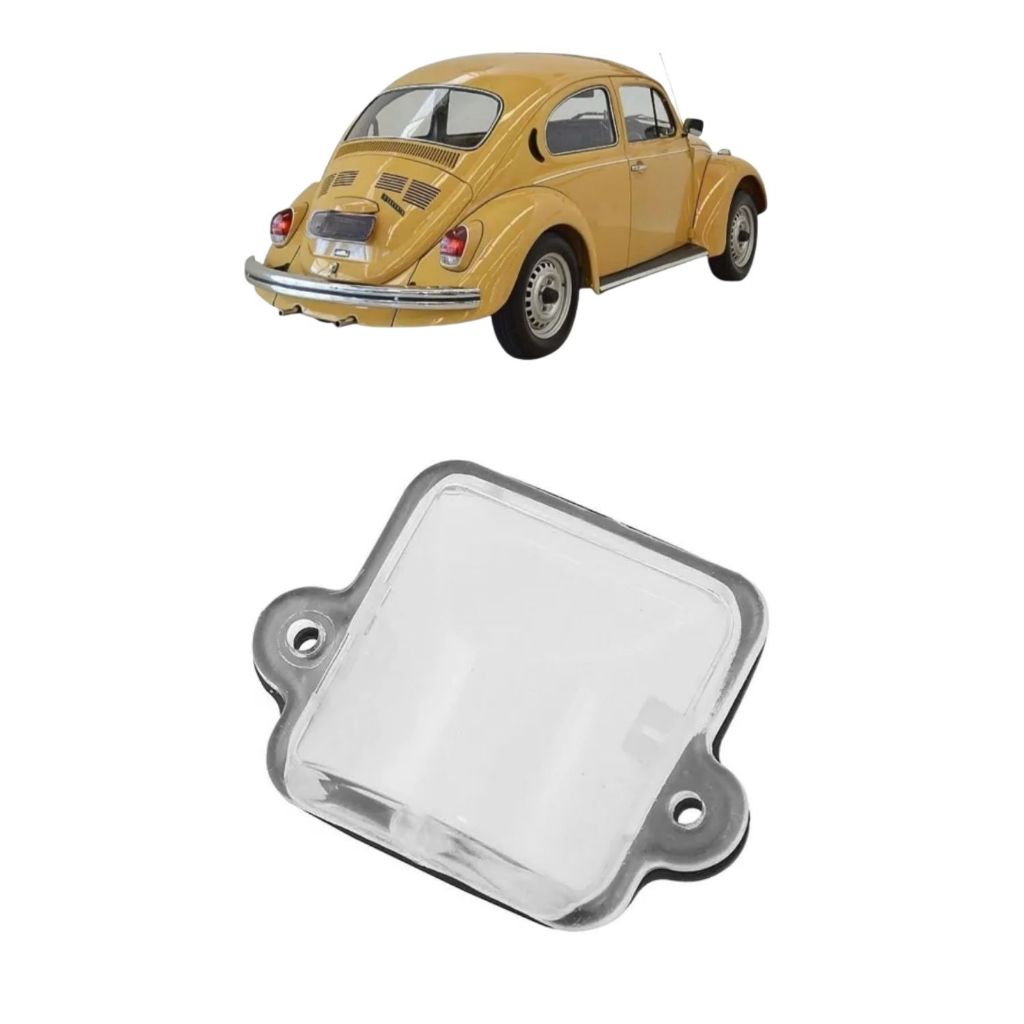Lente lanterna de placa  Fusca (Sedan) 1970 a 1996 em Oferta na Shopee