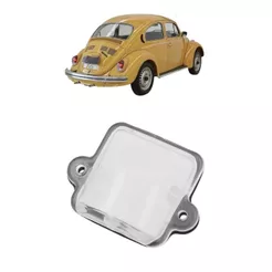 Lente lanterna de placa Fusca (Sedan) 1970 a 1996