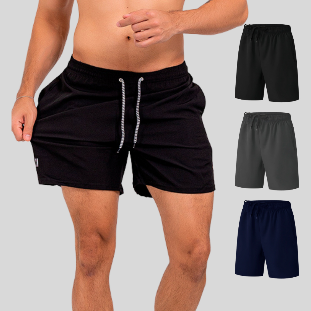 Short Tectel Mauricinho Bermuda Masculina  Poliéster Elastano Básica