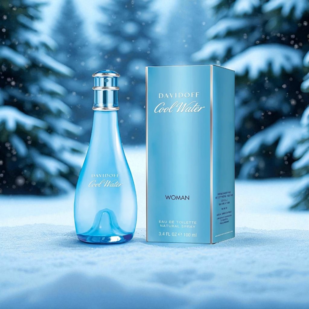 Perfume Davidoff Cool Water Woman Eau de Toilette 100ml – Feminino, Aquático Floral e Refrescante