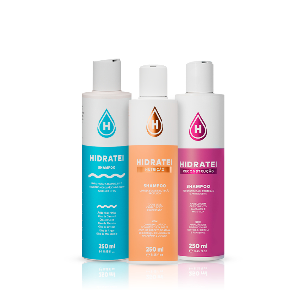 Kit Shampoo Cronograma Capilar Hidratei em Oferta na Shopee