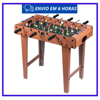 Futebol de Mesa Infantil e Adulto – Jogo de Pebolim Completo