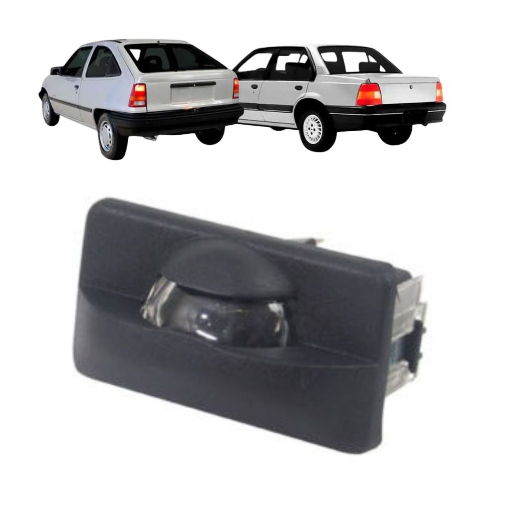 Lanterna de placa Monza 1982 a 1990 Kadett 1989 a 1995 (Acrilico) em Oferta na Shopee
