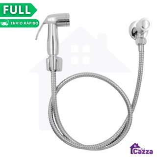 Ducha Higiênica Banheiro 100% Completa Luxo Metal Cromado 1,20m Chuveirinho Privada em Oferta na Shopee