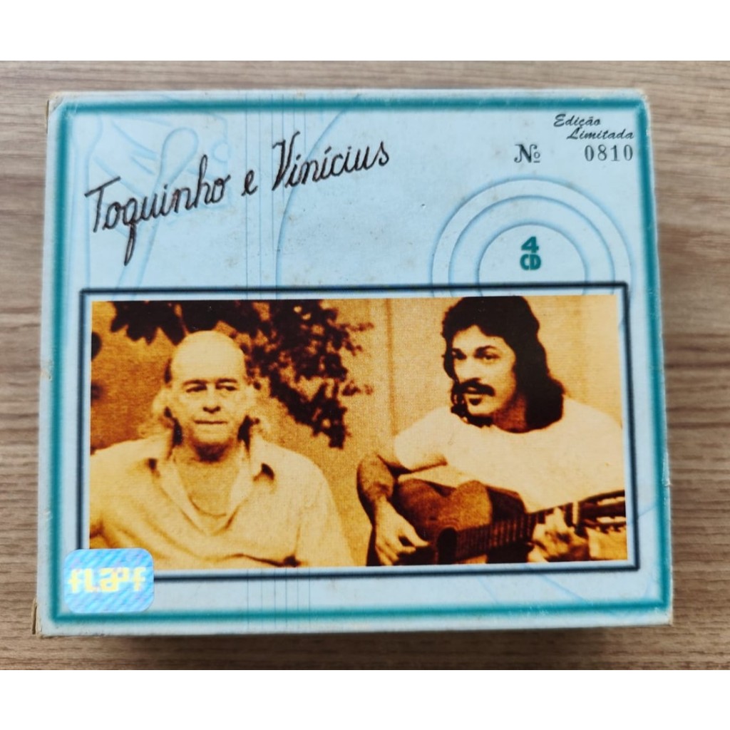 BOX TOQUINHO & VINICIUS - 4 CDS - EDIÇÃO ESPECIAL NUMERADA