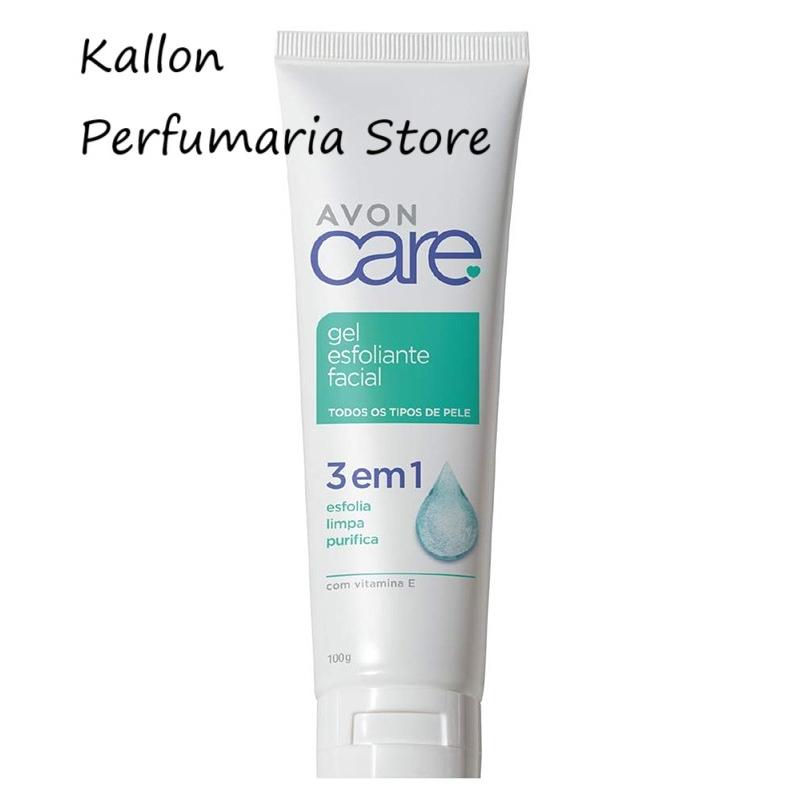 Gel Esfoliante Facial 3 em 1 Avon Care 100g - Esfolia, limpa e purifica a pele