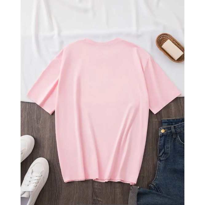 Kit 3 Camisas T-Shirt Feminina Estampadas Los Angeles California Camiseta Unissex Gola Redonda