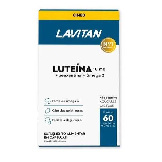 Lavitan Luteína + Zeaxantina + Omega 3 60 Cápsulas