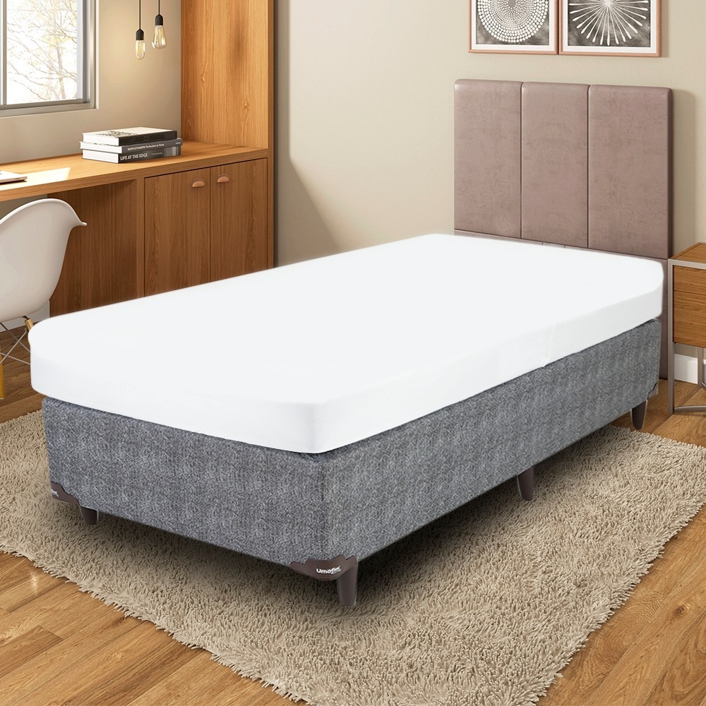 Capa De Colchão Solteirão King - Malha Gel Com Zíper