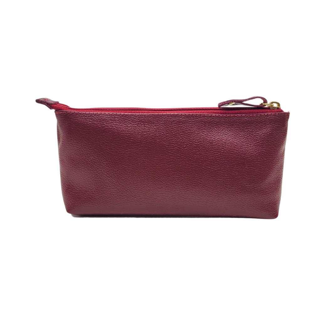 Porta Pincel de Maquiagem Couro Legítimo Cores Organizador Envio Já Pronta Entrega