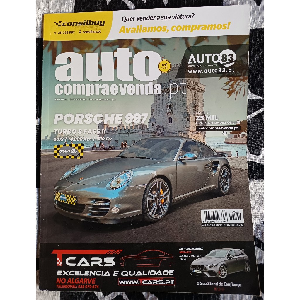 Revista Importada Auto Compraevenda PT 326 2022 Portugal Portuguesa Carros