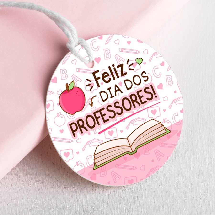Tags de agradecimento Dia dos Professores Mestre Professor escolar escola diversas artes