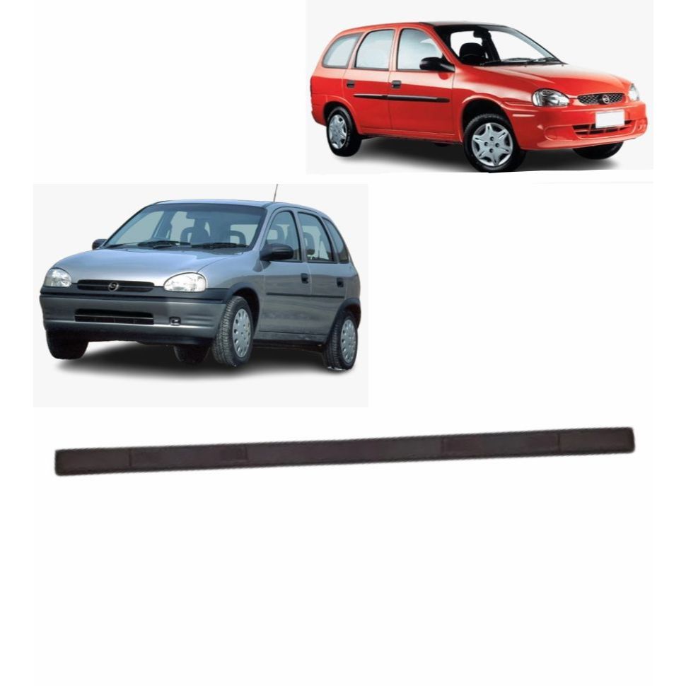Guarnição Friso Vidro Traseiro Vigia Superior Corsa Hatch Wagon 4 Portas Até 2001