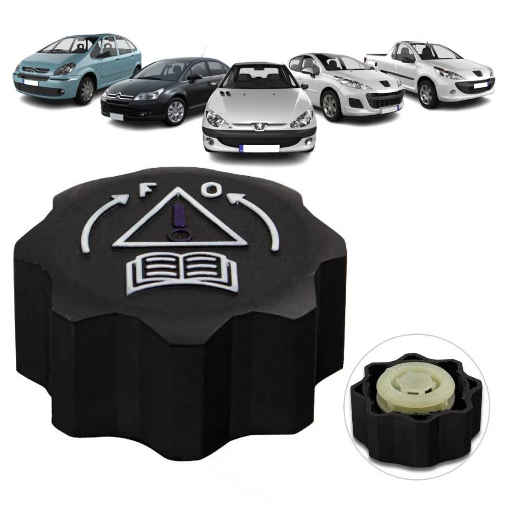 Tampa Do Reservatório Peugeot 206 207 307 406 Após 2005 Promoção em Oferta na Shopee