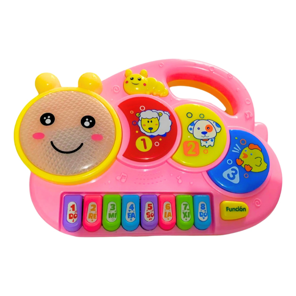 piano musical brinquedo infantil largada pra bebê com musica cores som de bichinho colorido atrativo