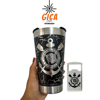 Copo Térmico Personalizado Time com Gravação 360º a Laser 473ml em Oferta na Shopee