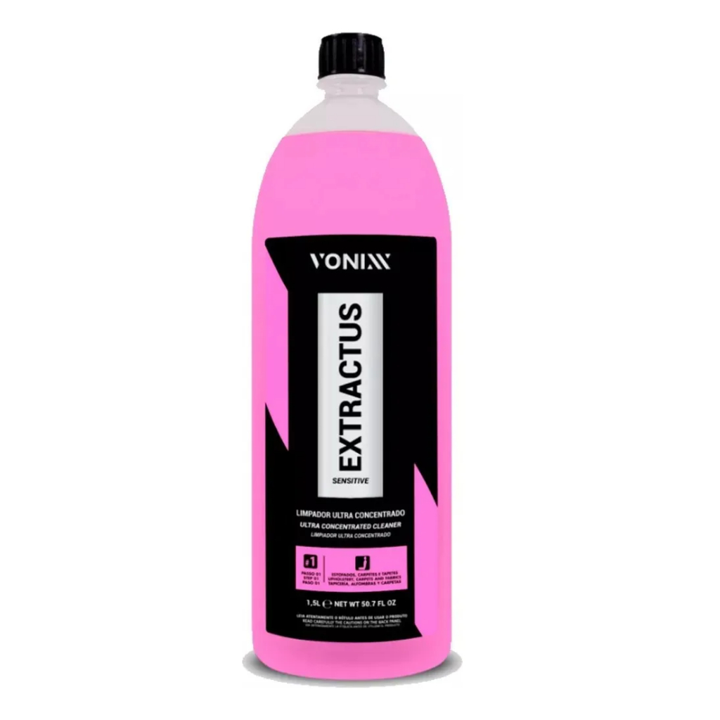 EXTRACTUS SENSITIVE LIMPADOR ULTRA CONCENTRADO PARA TECIDOS DELICADOS E DE FIBRAS NATURAIS 1,5L VONIXX