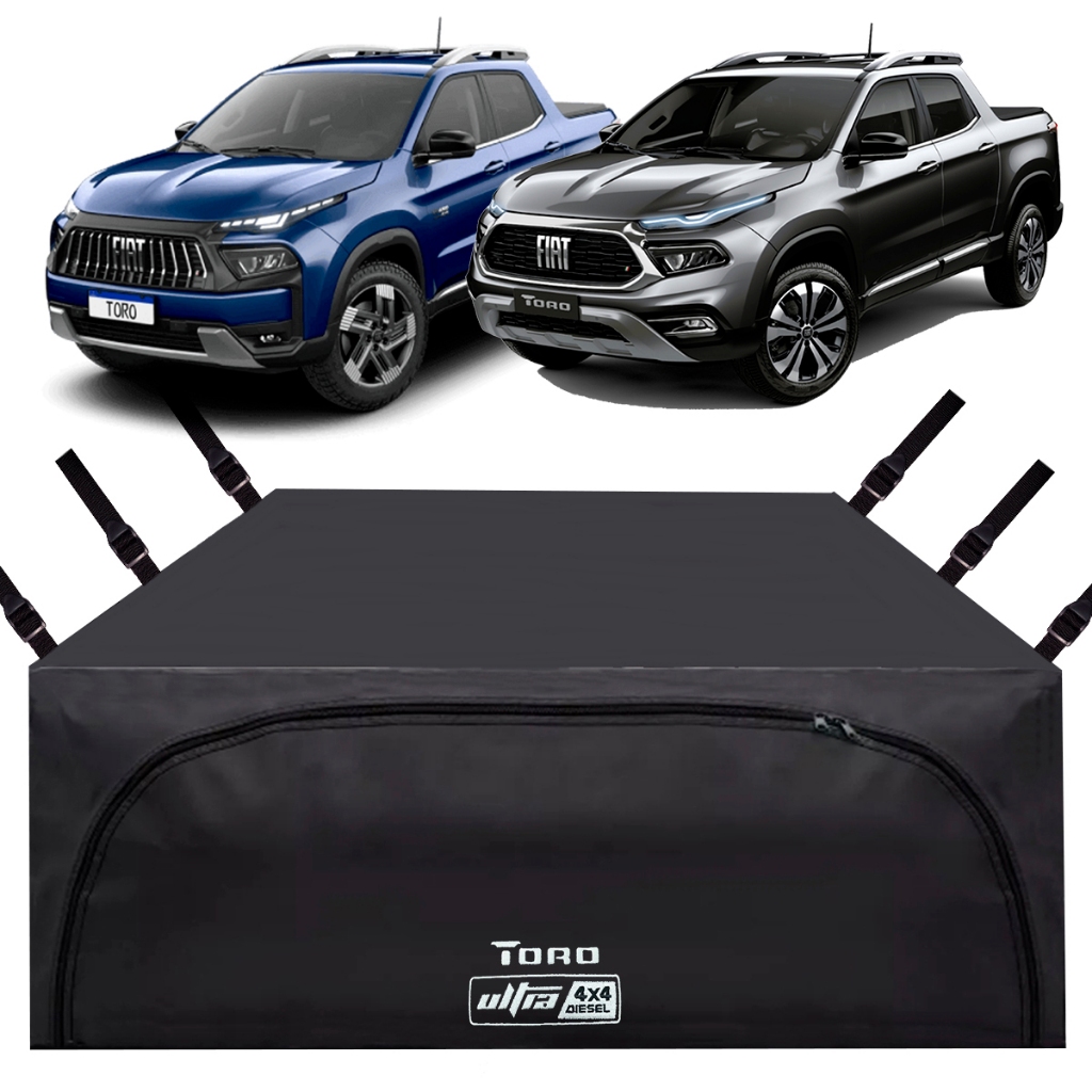 Bolsa Caçamba Fiat Toro Volcano 733 Lts Reforçada Premium Caçamba Inteira Maleiro Bagageiro