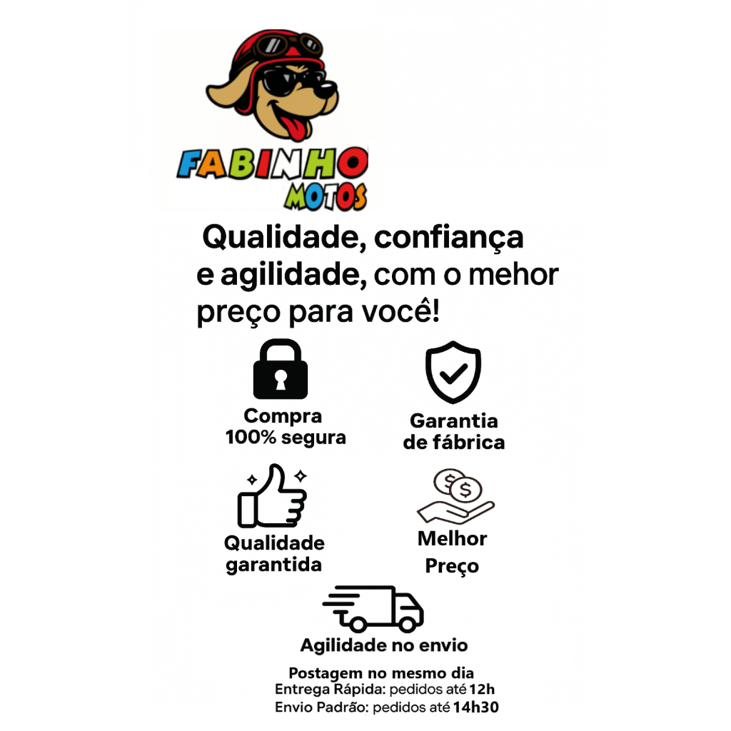 Burrinho Freio Cilindro mestre Universal modelo Honda Titan 125 Titan 150 Titan 160 Twister Cb 300 — imagem 2 de 2
