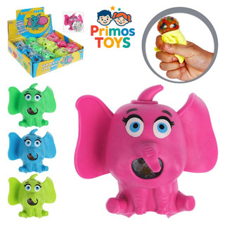 Elefante de Apertar Antiestresse Bolinha Squishy Relaxante Fidget Toy Sensorial Varias Cores