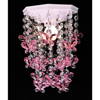lustre borboletas 🦋 rosa para quarto  tema jardim lojas infantil crianças