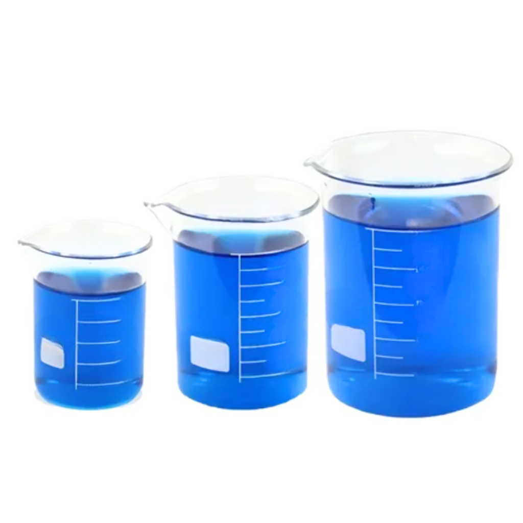 Kit Becker Bequer Vidro Forma Baixa 50, 100, 500ml