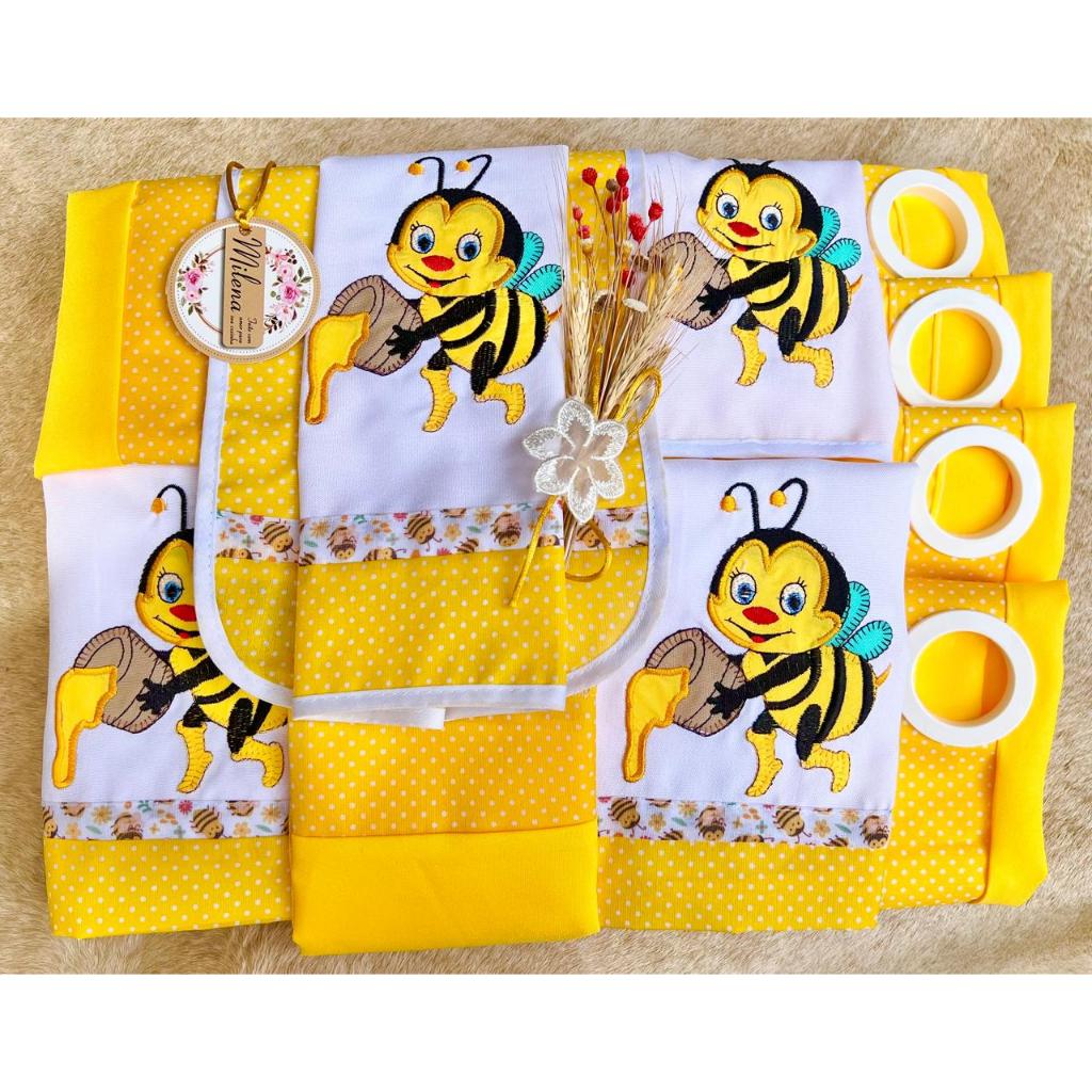 Jogo De Cozinha Completo 10 Peças C/ilhós em Oferta na Shopee