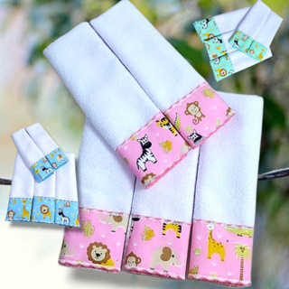 Toalhinhas de Boca e Ombro Kit Maternidade Tecido Felpudo com 5 Unidades Em Estoque Envio Imediato em Oferta na Shopee