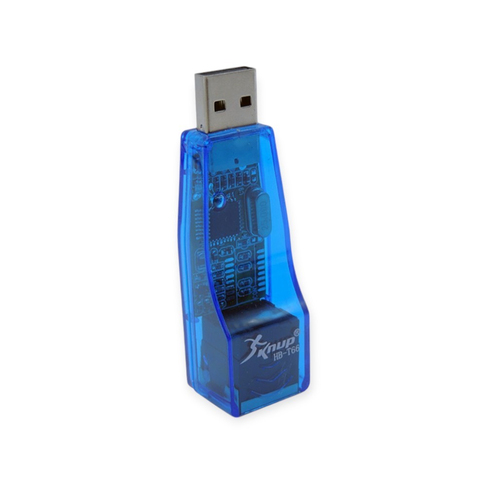 Placa Rede Adpatador Externo Ethernet Lan Usb Rj45 10 100 Mbps