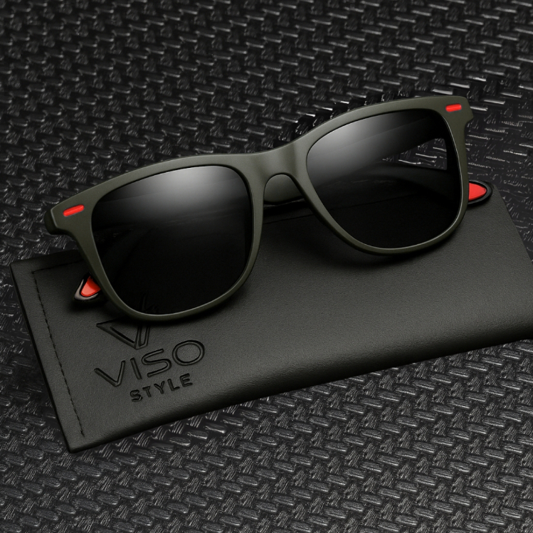 Oculos de Sol Polarizado Esportivo Premium Moderno Basico Elegante UV400 Quadrado