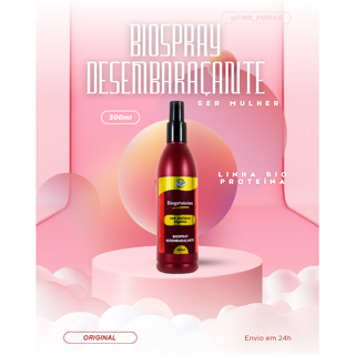 Bio Spray Ser Mulher 300ml – Desembaraço Fácil para Fibras Orgânicas com Bio Proteína em Oferta na Shopee
