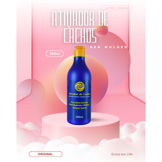 Creme Ativador de Cachos 500ml – Para Definição de Cabelos Sintéticos em Oferta na Shopee