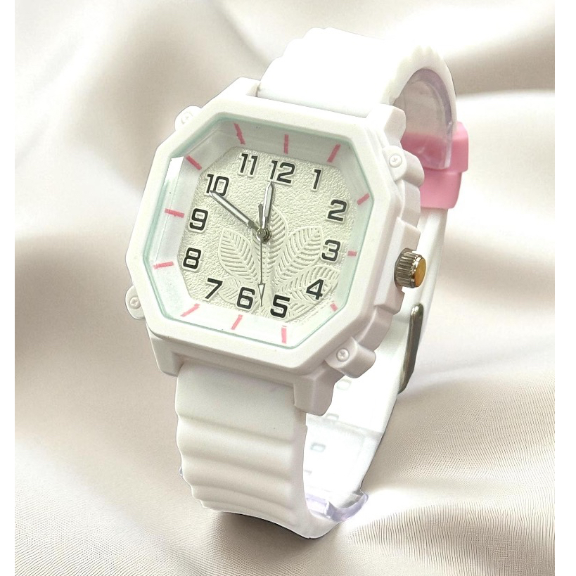 [NEW] Relógio  colorido QUADRADO PONTEIRO estilo Esportivo Resistente a Agua.