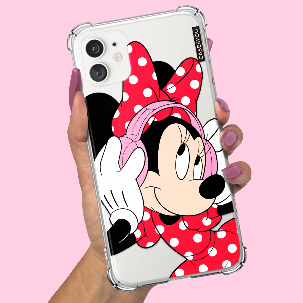 Capa Capinha para Samsung Galaxy A10 A10s A11 A12 A13 A14 A15 A16 A17 Anti-impacto Personalizada Minnie 4